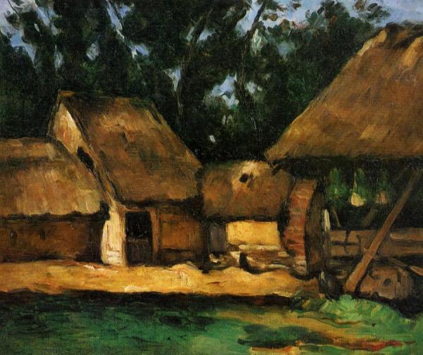 The Oilmill by Paul Cezanne Oil Painting Reproductions