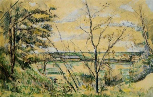 The Oise Valley by Paul Cezanne