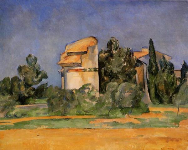 The Pigeon Tower At Bellevue by Paul Cezanne