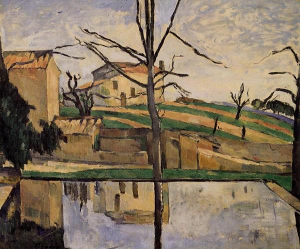 The Pool At Jas De Bouffan by Paul Cezanne Oil Painting Reproductions