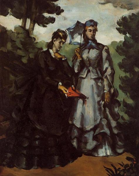 The Promenade by Paul Cezanne