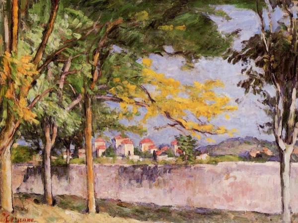 The Road by Paul Cezanne Oil Painting Reproductions
