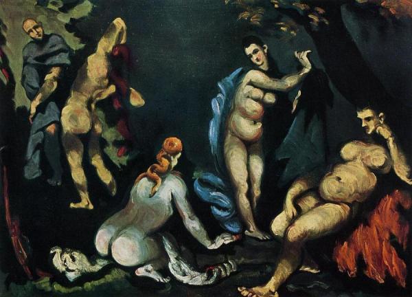 The Temptation Of Saint Anthony by Paul Cezanne