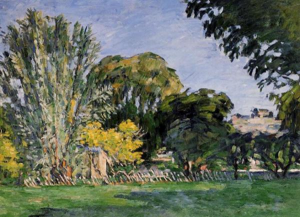 The Trees Of Jas De Bouffan by Paul Cezanne Oil Painting Reproductions