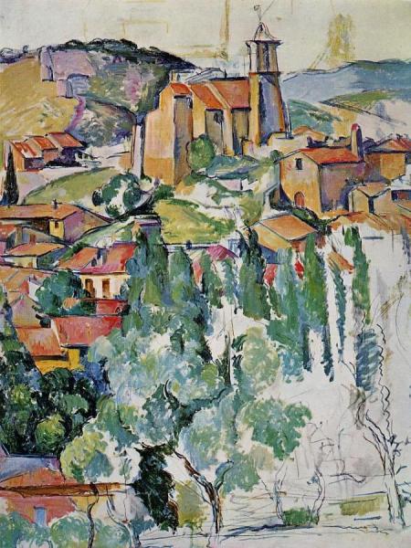 The Village Of Gardanne by Paul Cezanne