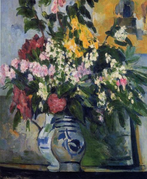 Two Vases Of Flowers by Paul Cezanne
