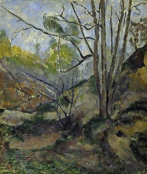 Undergrowth by Paul Cezanne Oil Painting Reproductions