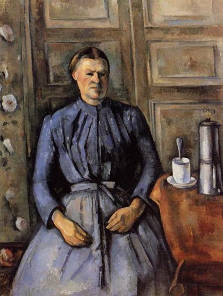 Woman With A Coffeepot by Paul Cezanne Oil Painting Reproductions