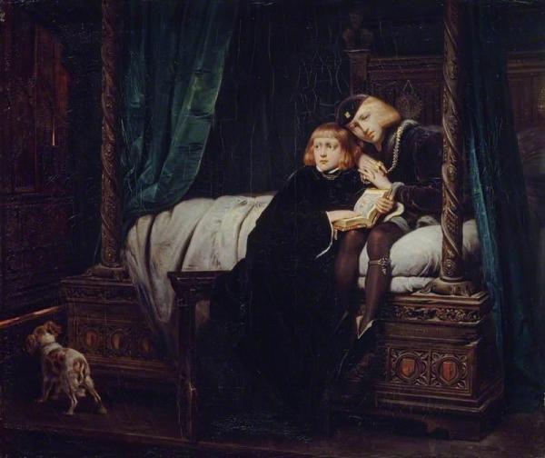 Edward V And The Duke Of York In The Tower by Paul Delaroche