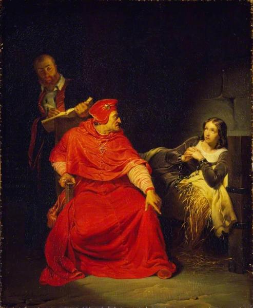 Joan Of Arc In Prison by Paul Delaroche