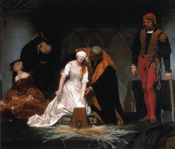 The Execution Of Lady Jane Gray by Paul Delaroche