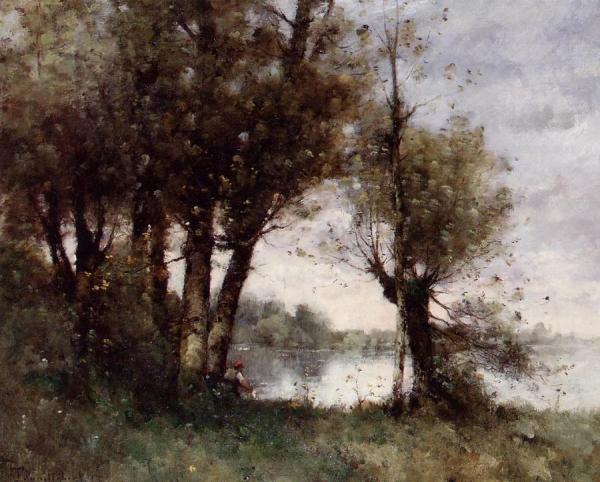 The Banks Of The Vienne by Paul-desire Trouillebert