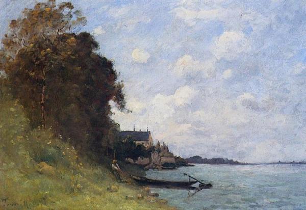 The Canotier by Paul-desire Trouillebert