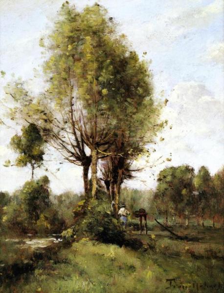 The Reaper By The River by Paul-desire Trouillebert