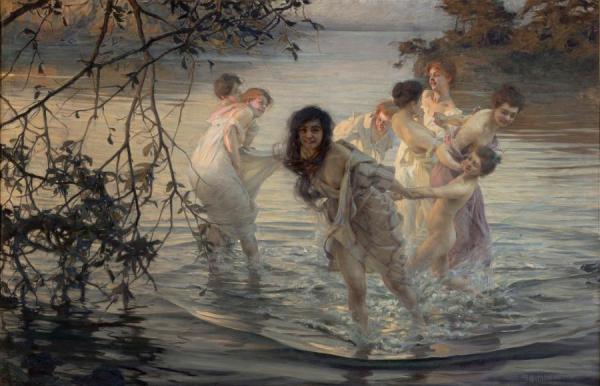 Joyous Frolics by Paul Emile Chabas
