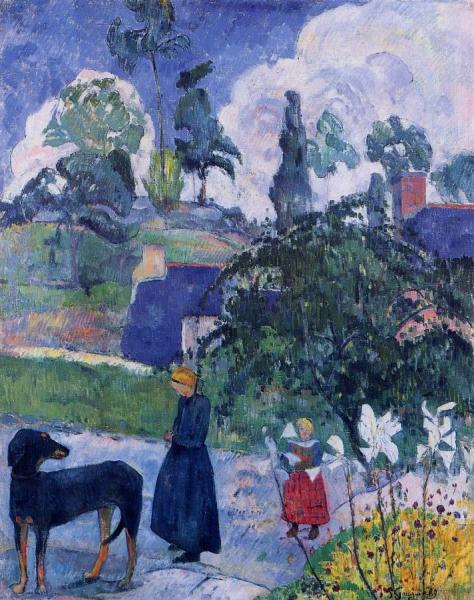 Among The Lillies by Paul Gauguin