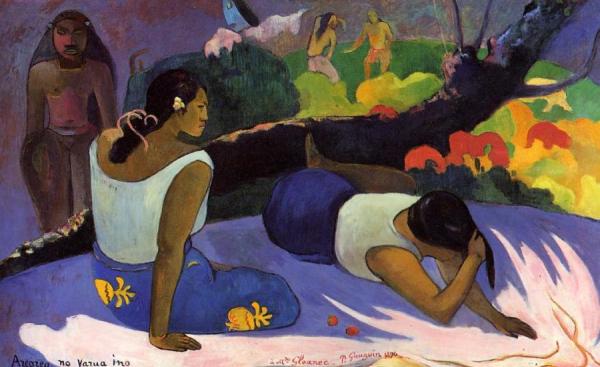 Arearea No Varua Ino by Paul Gauguin