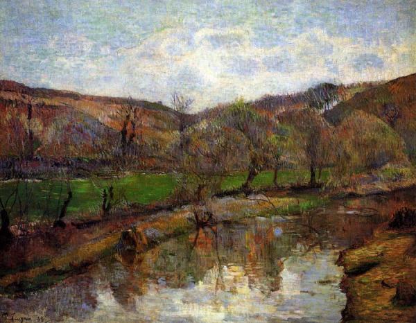 Aven Valley, Upstream Of Pont-aven by Paul Gauguin