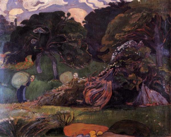 Brittany Landscape by Paul Gauguin