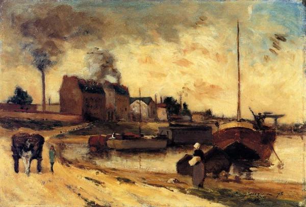 Cail Factories And Quai De Grenelle by Paul Gauguin