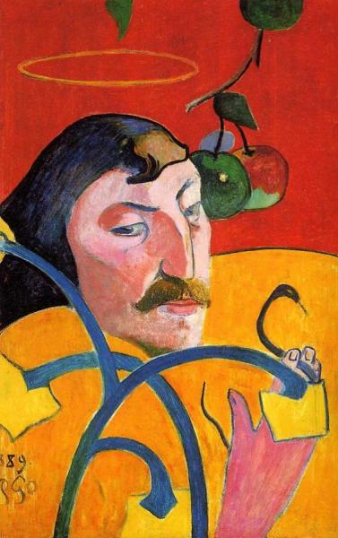 Caricature, Self Portrait by Paul Gauguin