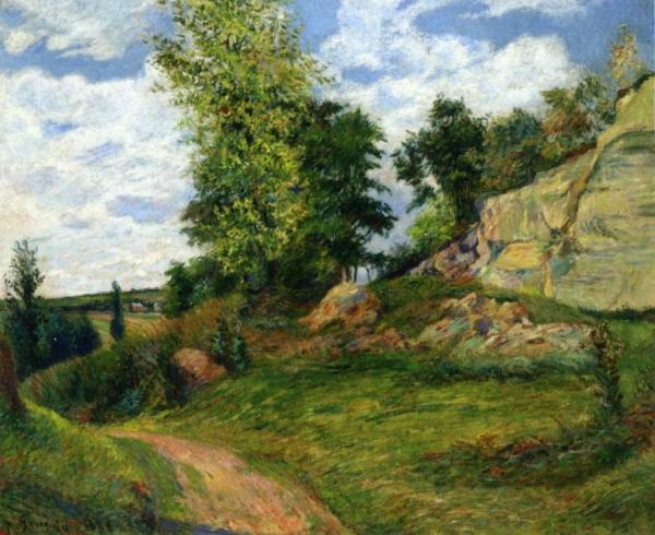 Chou Quarries At Pontoise - I by Paul Gauguin