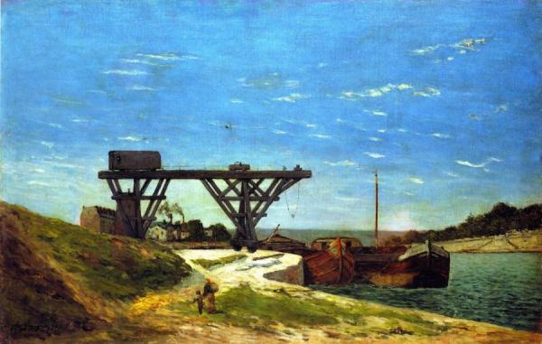 Crane Of The Banks Of The Seine by Paul Gauguin