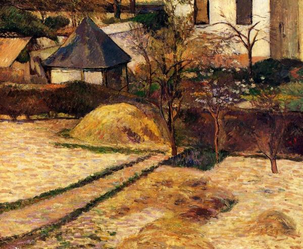 Garden View, Rouen by Paul Gauguin Oil Painting Reproductions