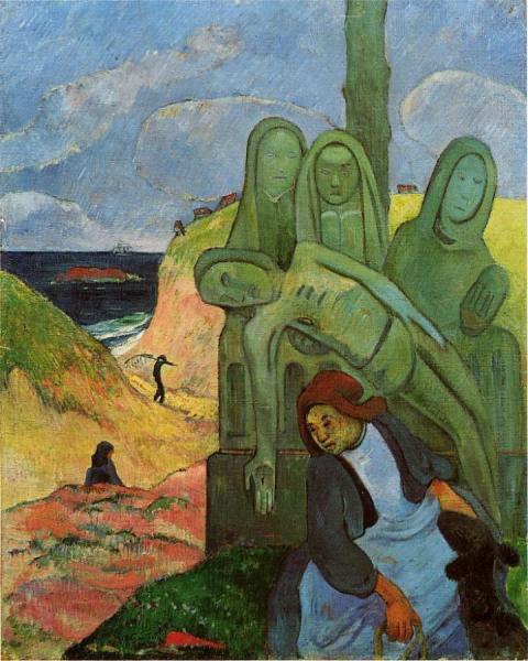 Green Christ by Paul Gauguin