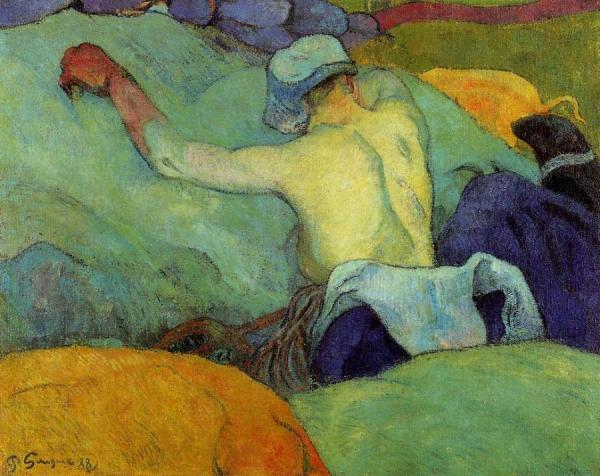 In The Heat Of The Day by Paul Gauguin
