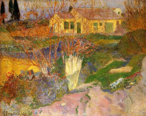 Mas, Near Arles by Paul Gauguin