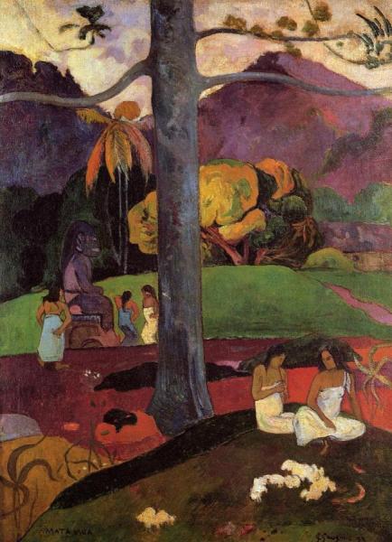 Mata Mua by Paul Gauguin