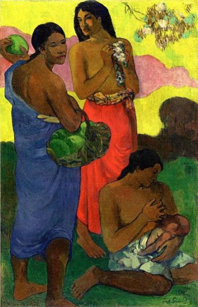 Maternite (ii) by Paul Gauguin