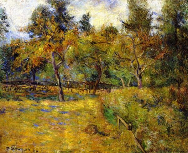 Paul Gauguin Meadow And Trees