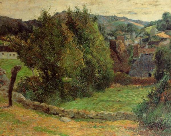 Mount Sainte-marguerite From Near The Presbytery by Paul Gauguin