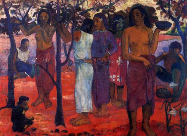 Nave Nave Mahana by Paul Gauguin