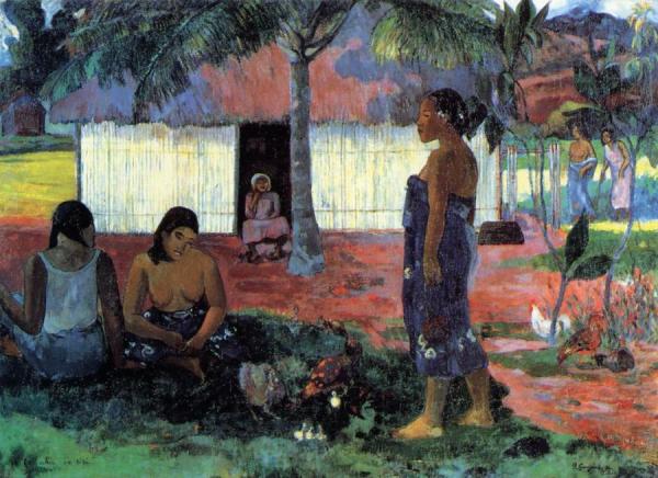 No Te Aha Oe Riri? by Paul Gauguin