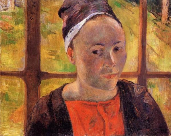Portrait Of A Woman (marie Lagadu?) by Paul Gauguin