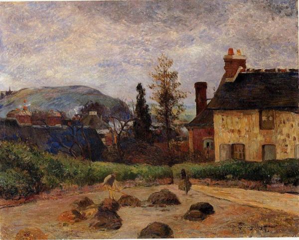 Returning From The Harvest by Paul Gauguin