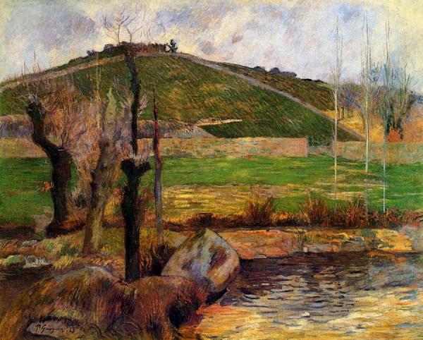 River Aven Below Mount Sainte-marguerite by Paul Gauguin