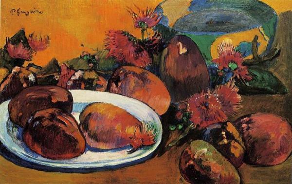 Still Life With Mangoes by Paul Gauguin