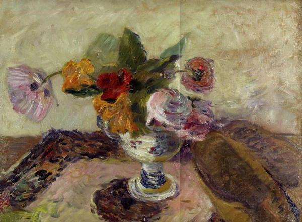 Summer Bouquet And Clogs by Paul Gauguin