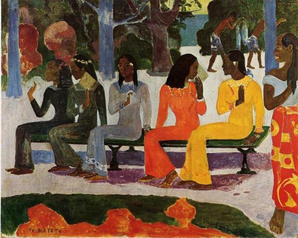 Ta Matete by Paul Gauguin