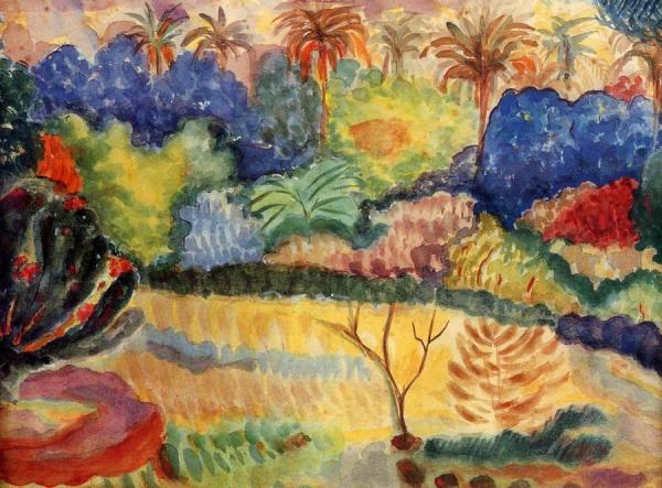 Paul Gauguin Tahitian Landscape