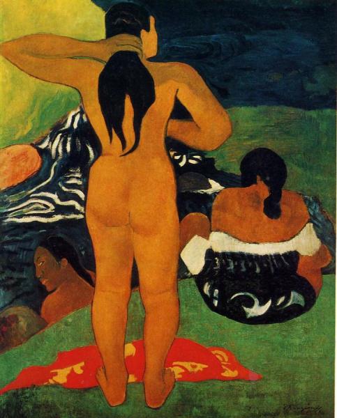 Tahitian Women Bathing by Paul Gauguin
