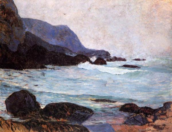 The Coast Of Bellangenay by Paul Gauguin