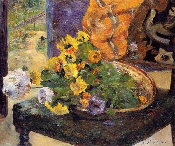 The Makings Of A Bouquet by Paul Gauguin