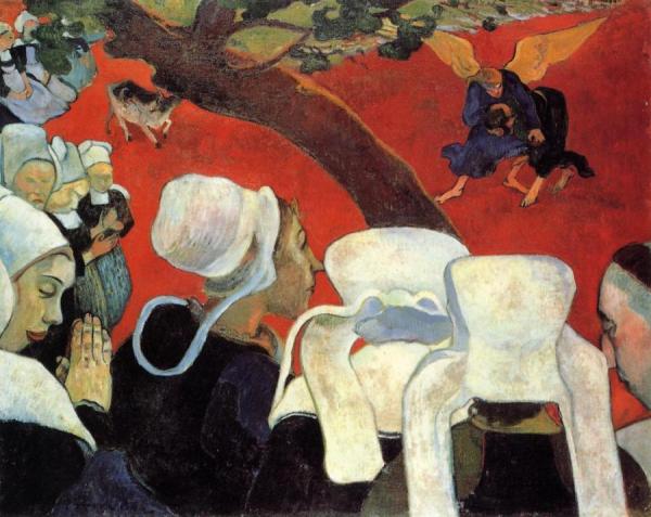 The Vision After The Sermon by Paul Gauguin