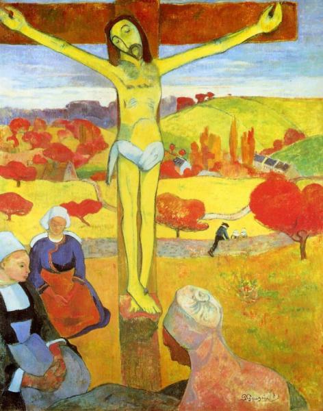 Yellow Christ by Paul Gauguin