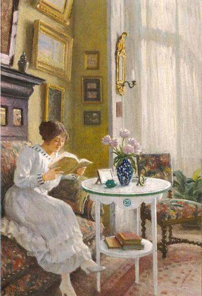 Afternoon Read by Paul Gustave Fischer